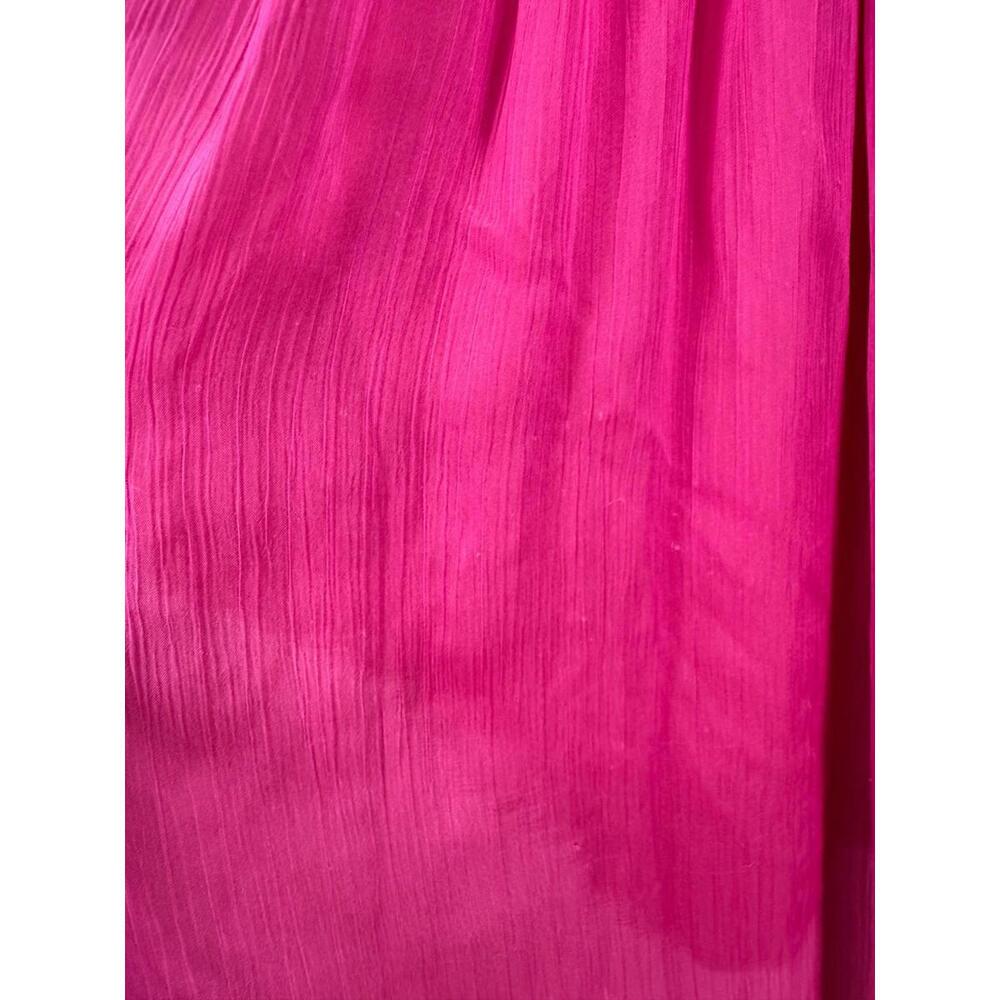 Adam Lippes x RTR Pink Knot Front Gown Size 14 with Fabric Pull Discoloration - Picture 10 of 14